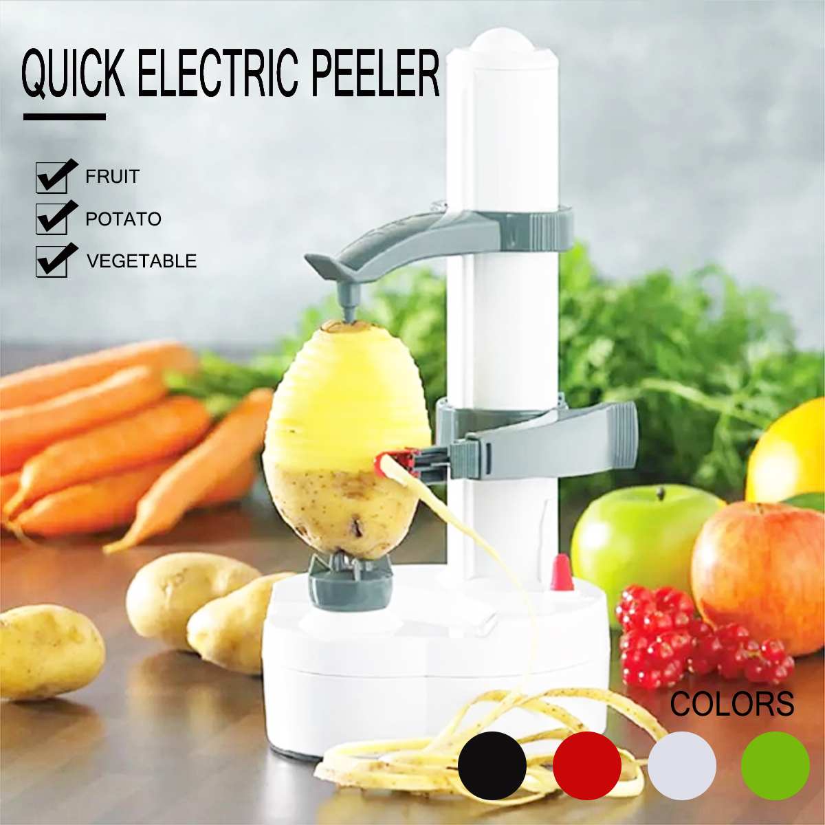 ELECTRIC FRUIT & VEGETABLE PEELER